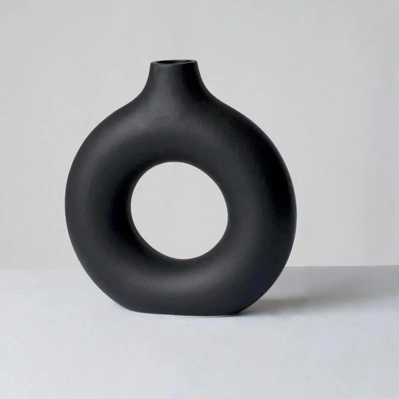 Ceramic Donut Vase -