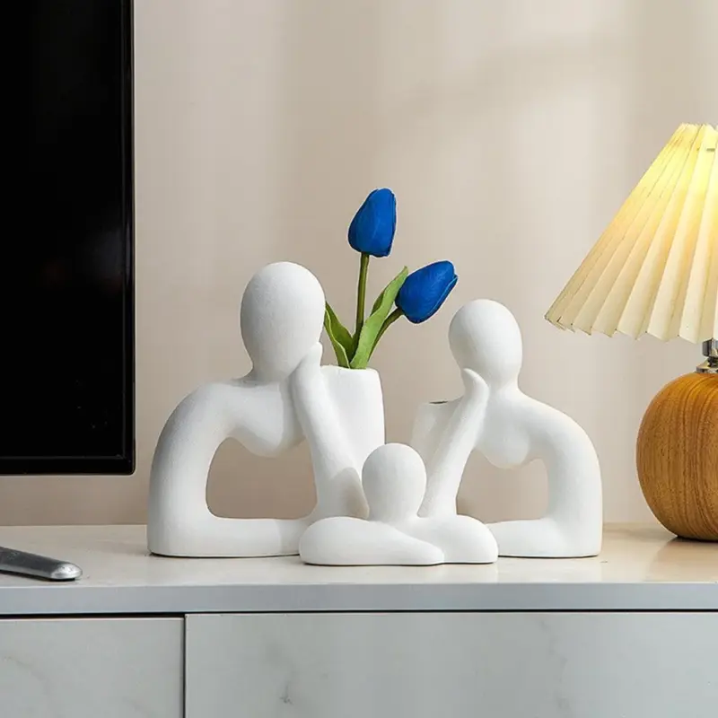 Ceramic Family Themed Vase tag1