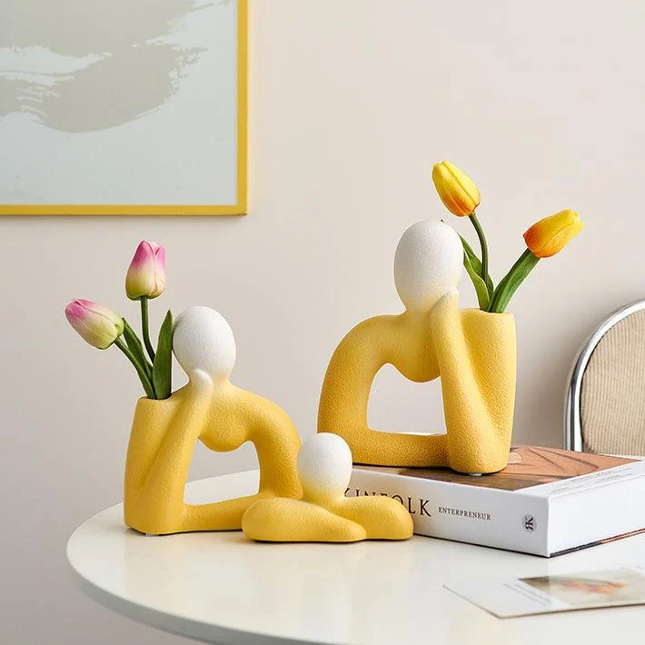Ceramic Family Themed Vase -  - #tag1#