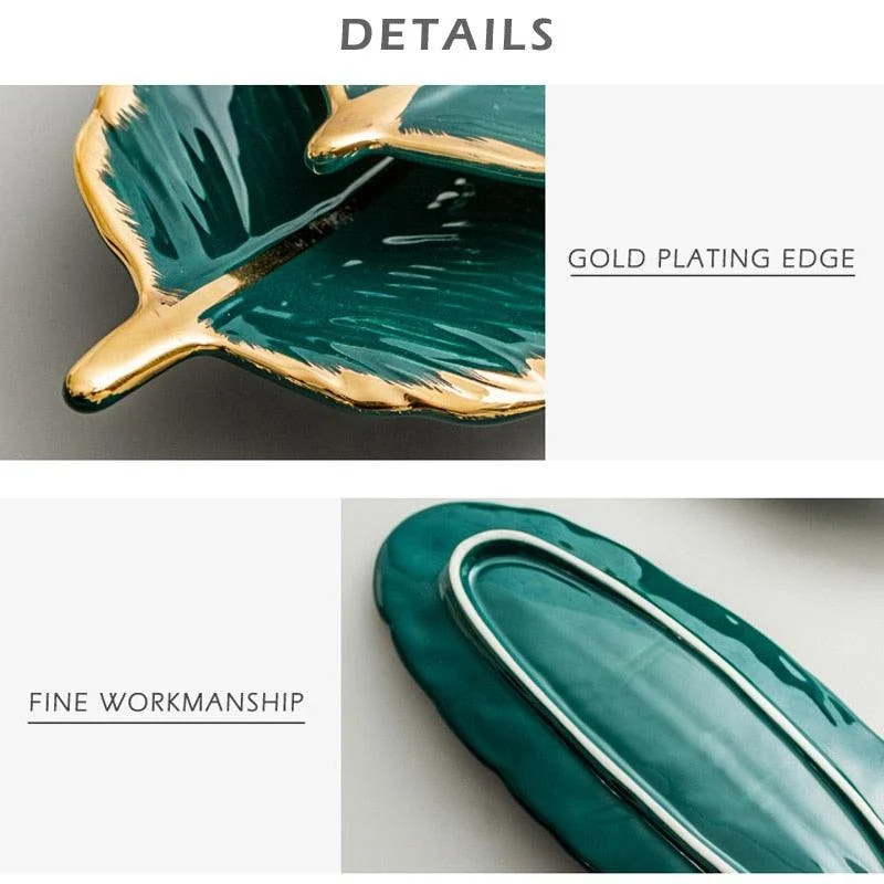 Ceramic Feather Tray -  - #tag1#