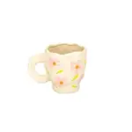 Ceramic Floral Coffee Cup