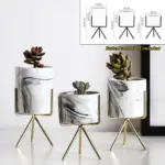 Ceramic_Flower_Pot_-_Marmero_-_Elegant_Shape_-_Modern_Decor_-_-_tag1_-4176150 Ceramic Flower Pot Marmero Elegant Shape Modern Decor tag1