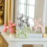 Ceramic Glossy Balloon Dog Ornament tag1