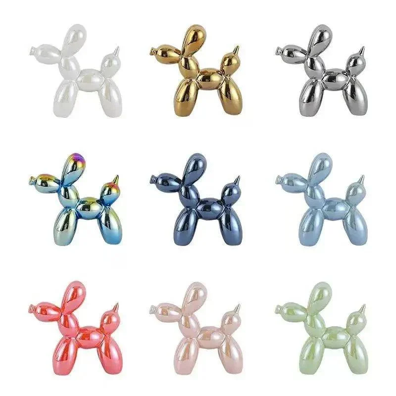 Ceramic Glossy Balloon Dog Ornament -  - #tag1#