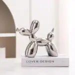Ceramic Glossy Balloon Dog Ornament tag1