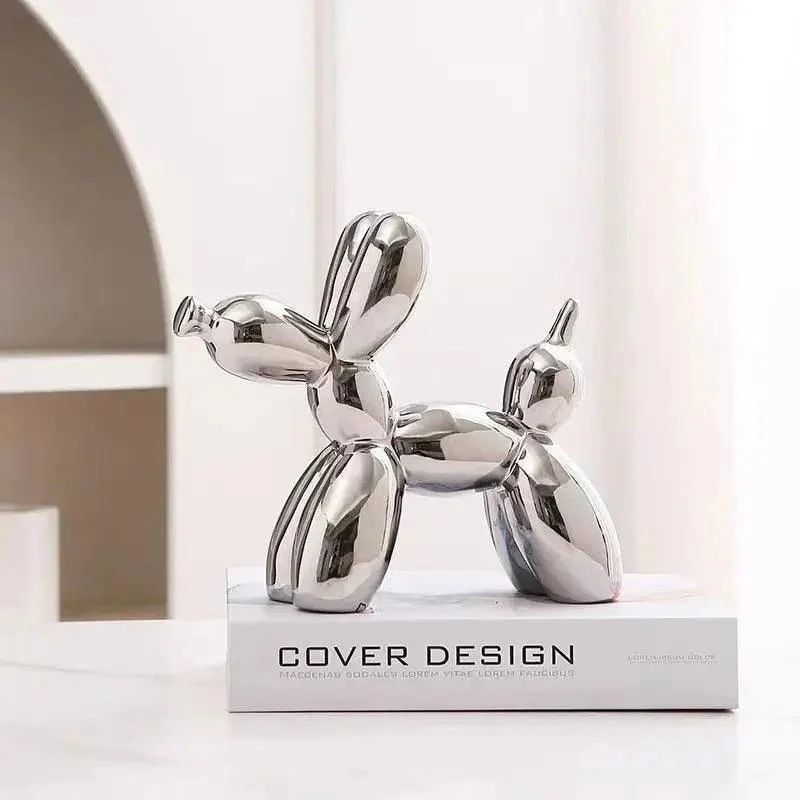 Ceramic Glossy Balloon Dog Ornament -  - #tag1#