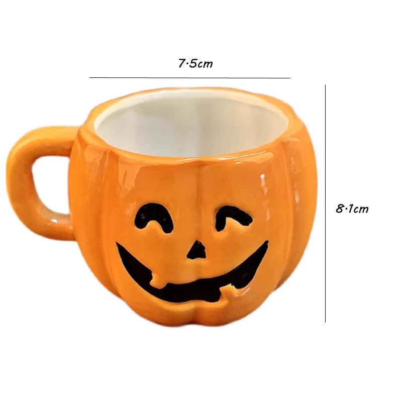 Ceramic Halloween Pumpkin Mug -  - #tag1#