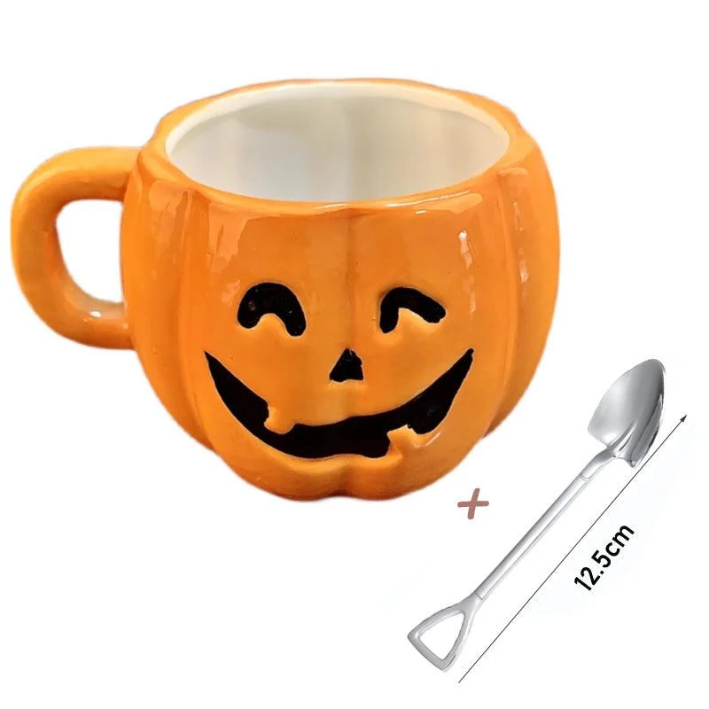 Ceramic Halloween Pumpkin Mug -  - #tag1#
