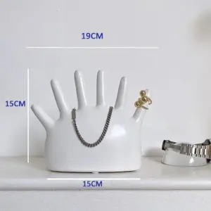 Ceramic Hand Jewelry Holder