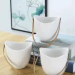 Ceramic Hanging Planter 3 Piece Set