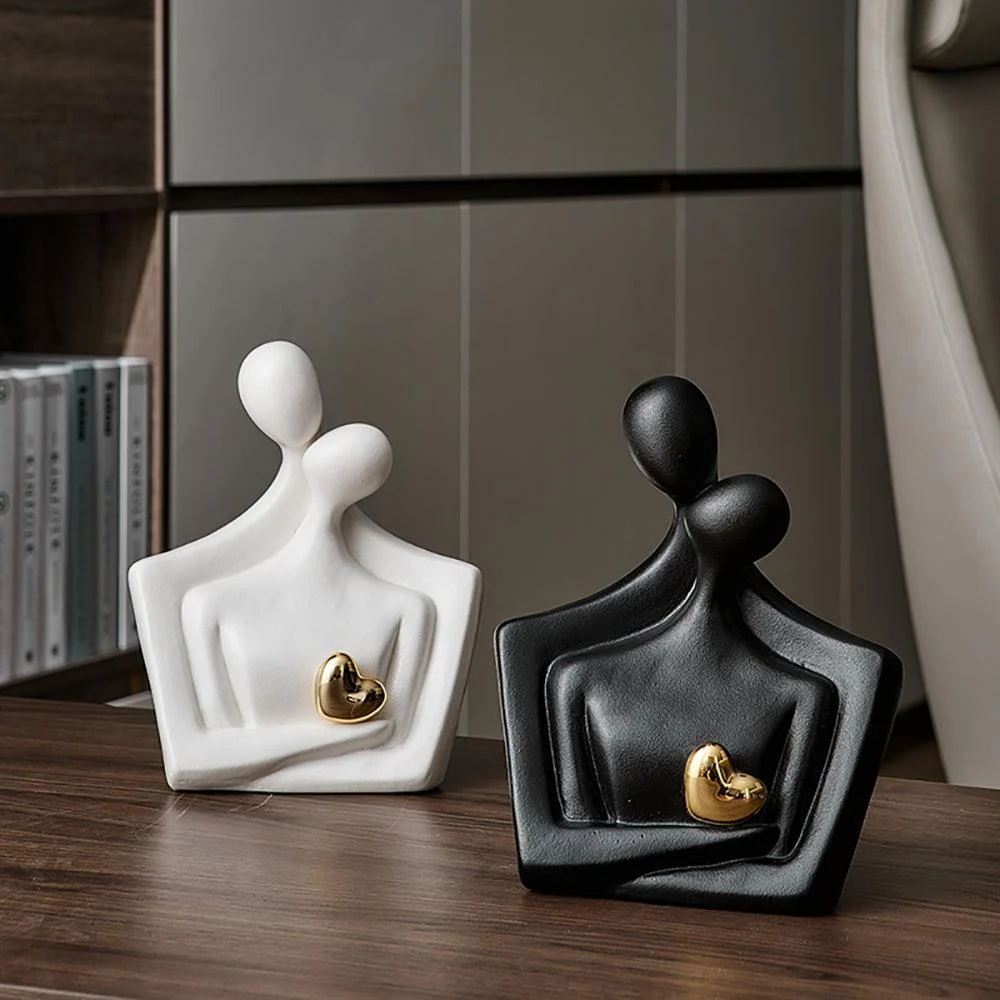 Ceramic Heart Lover Figurine -  - #tag1#