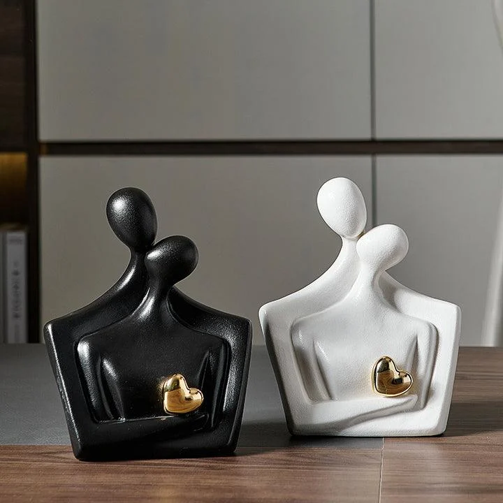 Ceramic Heart Lover Figurine -  - #tag1#