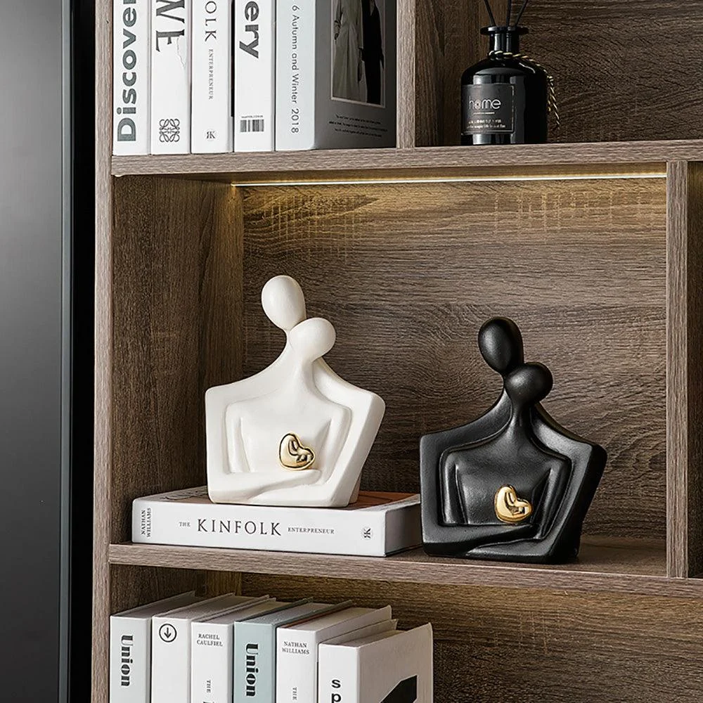 Ceramic Heart Lover Figurine -  - #tag1#