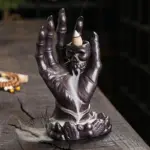 Ceramic Kiln Transformation Halloween Ghost Hand Backflow Incense Stove tag1