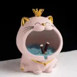 Ceramic Laughing Cat Storage Astray tag1