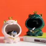 Ceramic Laughing Cat Storage Astray tag1