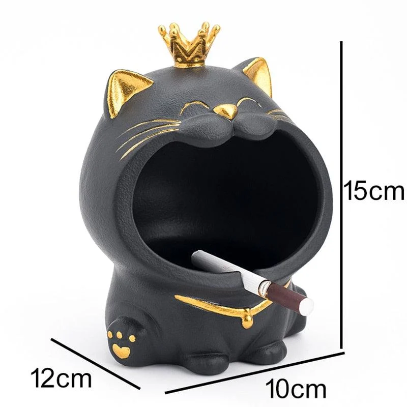Ceramic Laughing Cat Storage/Astray -  - #tag1#