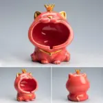 Ceramic Laughing Cat Storage Astray tag1