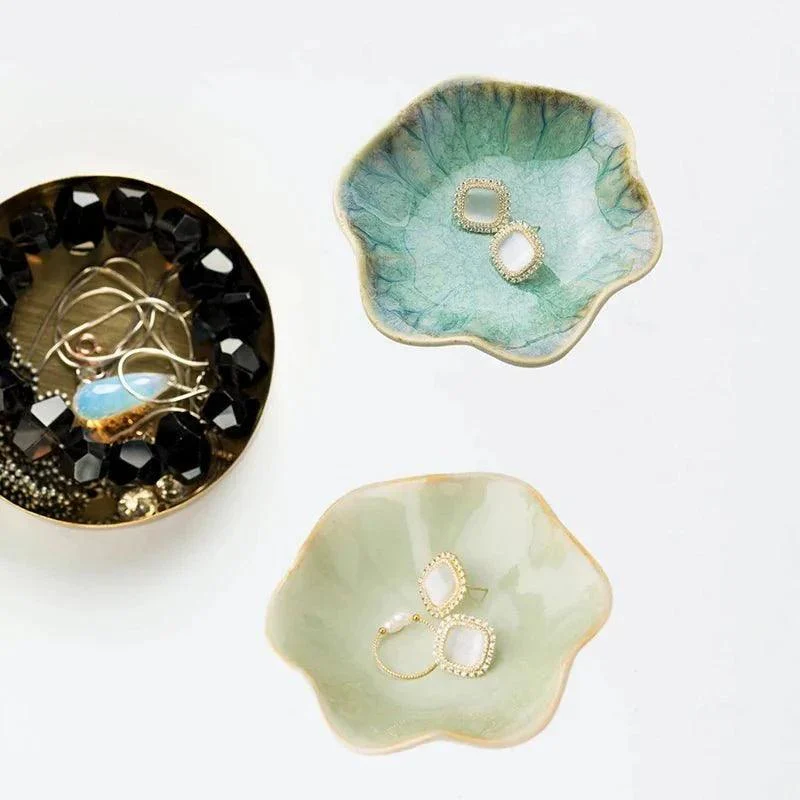 Ceramic Lotus Jewellery Tray -  - #tag1#