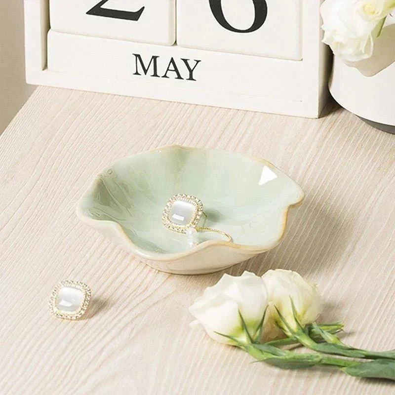 Ceramic Lotus Jewellery Tray -  - #tag1#