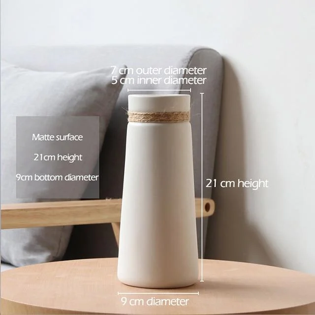 Ceramic Matte Vase -  - #tag1#