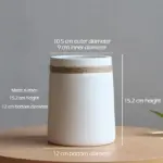 Ceramic Matte Vase tag1