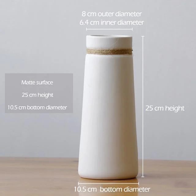 Ceramic Matte Vase -  - #tag1#
