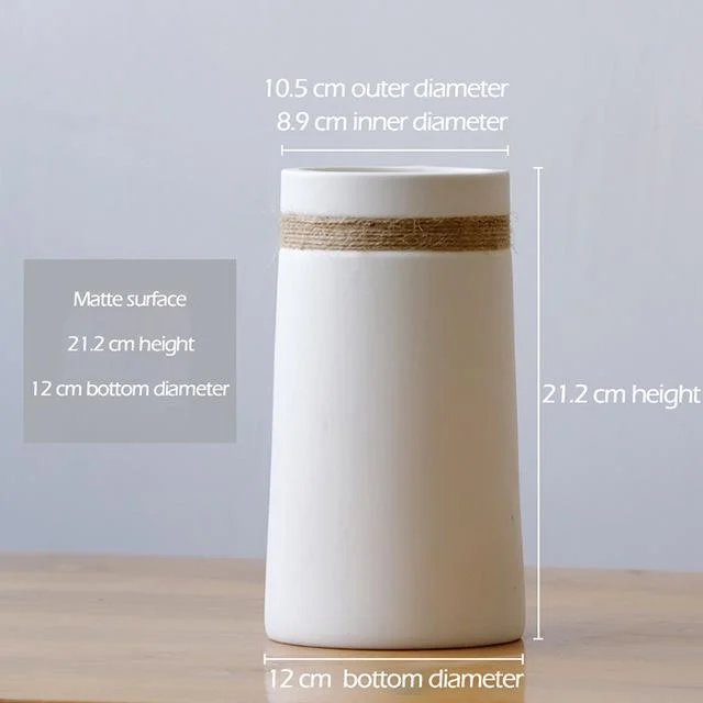 Ceramic Matte Vase -  - #tag1#