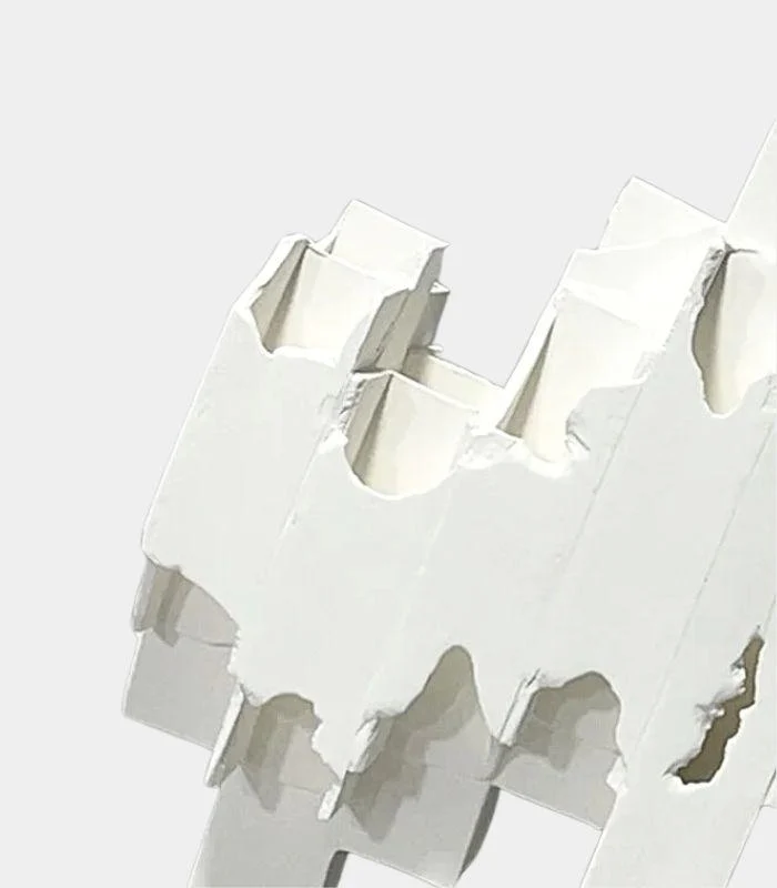 Ceramic Modern Sculpture Celestial White -  - #tag1#