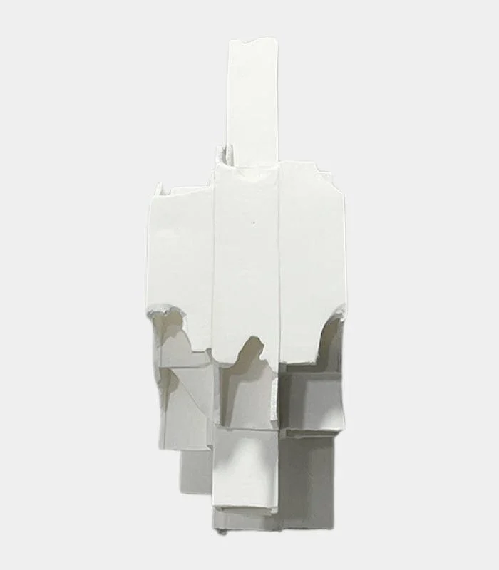 Ceramic Modern Sculpture Celestial White -  - #tag1#