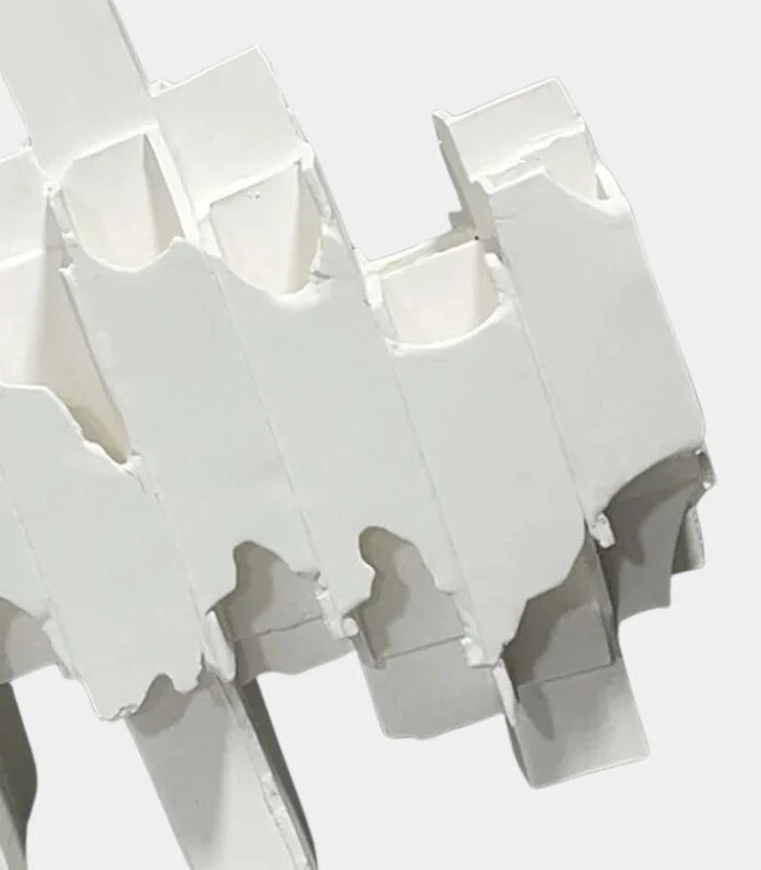 Ceramic Modern Sculpture Celestial White -  - #tag1#