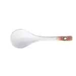 Ceramic Noodle Bowl and Soup Spoons