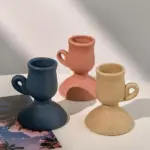 Ceramic Nordic Candle Holders