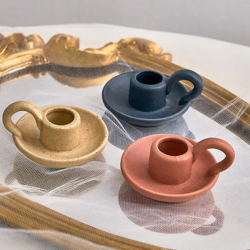 Ceramic Nordic Candle Holders