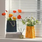 Ceramic Paper Bag Vase tag1