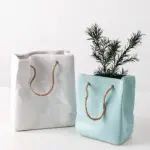 Ceramic Paper Bag Vase tag1