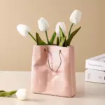 Ceramic Paper Bag Vase tag1