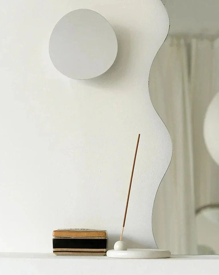 Ceramic Plain Incense Holder -