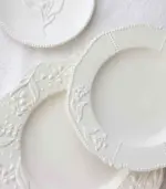 Ceramic_Plate_Lily_of_the_Valley_Embossed_Flower_Dinner_Tableware_-_-_tag1_-4168578 Ceramic Plate Lily of the Valley Embossed Flower Dinner Tableware tag1