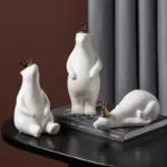 Ceramic Polar Bear tag1