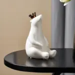 Ceramic Polar Bear tag1