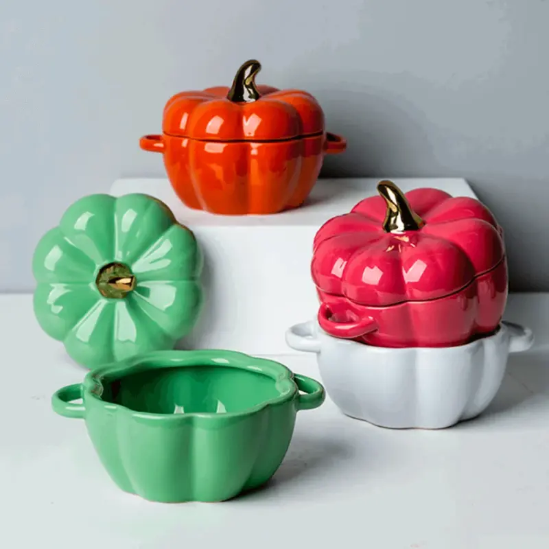 Ceramic Pumpkin Bowl