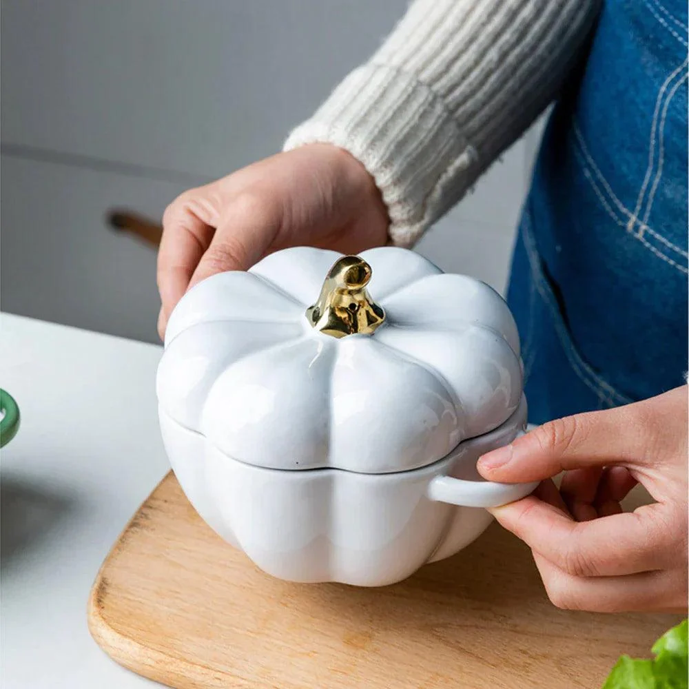 Ceramic Pumpkin Bowl -