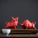 Ceramic Raging Bull tag1
