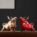 Ceramic Raging Bull tag1