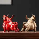 Ceramic Raging Bull tag1