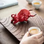 Ceramic Raging Bull tag1