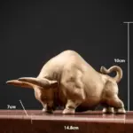 Ceramic Raging Bull tag1