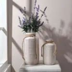 Ceramic Rustic Vase 2pc