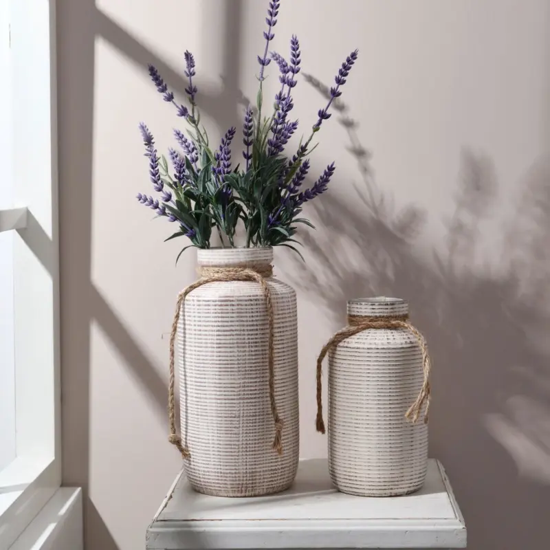 Ceramic Rustic Vase 2pc